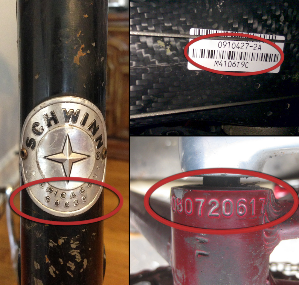 bicycle serial number database